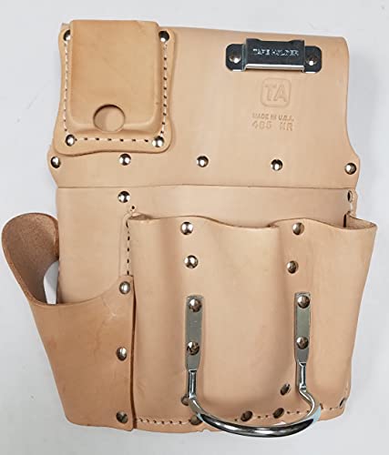 R & J Leathercraft.....7 Pocket Leather Drywall Tool Pouch - ...