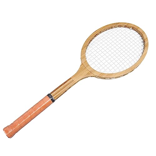 Raqueta de tenis retro de madera para decoración