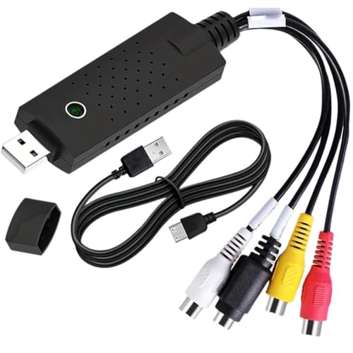 USB2.0 Audio Video Capture Card TV Tuner VHS To DVD Video Capture Converter USB Cable With For Win7/8/XP/Vista