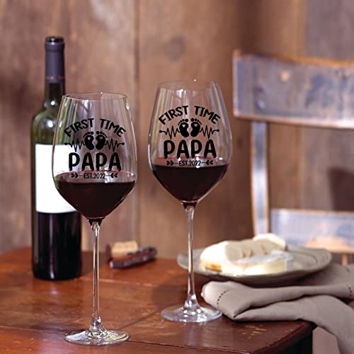 Verres à vin rouge Promoted to Papa coffret dégustation