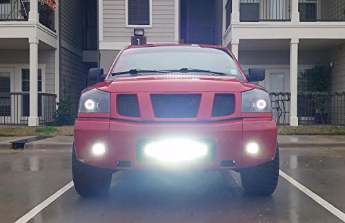 Lámpara LED para niebla iJDMTOY compatible Nissan Titan y Armada miniatura 4