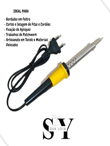 Ferro de Solda ARTESANATO 110V Colar ou Cortar SELAR