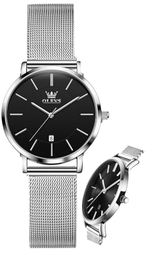Image of OLEVS Womens Watches Classic Dress Female Wristwatch Ladies Stainless Steel Lady Watch