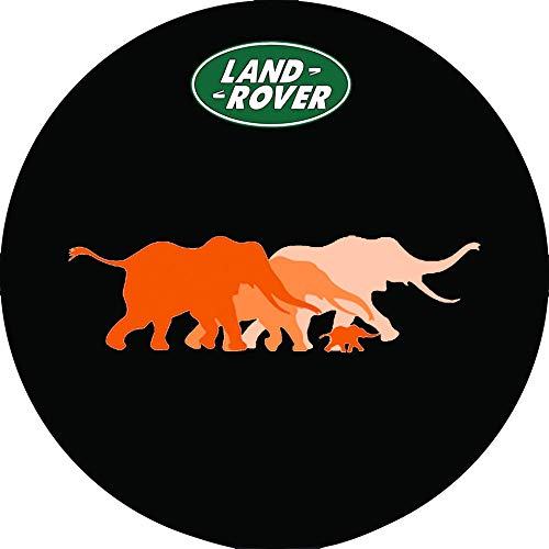 Capa para estepe Pneu Exclusiva Land Rover Defender Elefantes CN298 - Lorben
