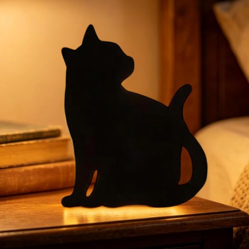 Lampara de pared de gato con sensor soluciona la oscuridad en pasillos 2