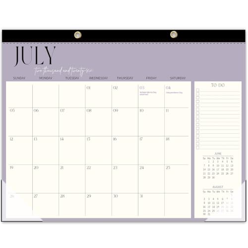 Image of Guasslee Large Desk Calendar 2026-2027, 19-Month Large Hanging Desk /Wall Calendar From 2026 June-2027 December, 17 inch X 22 inch School Year Monthly Planner With Thick Paper For Office Home School Organizing