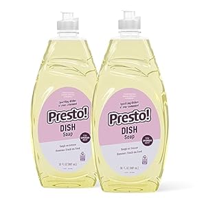Amazon Brand – Presto! Dish Soap, Lavender Scent, 30 fl oz, Pack of 2