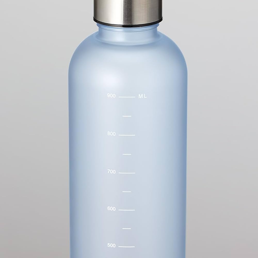 Amazon.co.jp: 目盛り付きフロストウォーターボトル, 1000ml, 4
