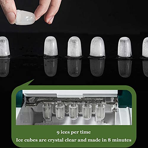 Máquina portátil para hacer hielo de encimera pequeña miniatura 3