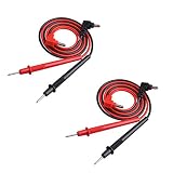 COMOK 2 Pair 27inch Long Multimeter Test Lead Probe Wire Cable with Banana Plug for Dc Power Supply