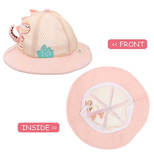 Child Sun Hat Mesh Breathable Sun Hat Fan Dinosaur Fisherman Style Uv Protection Cap for Boys and Girls3