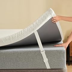 Z-hom Surmatelas 90 x 190 Memoire Forme - 8cm, Epaisseur sur-Matelas pour Adulte Mémoire de Forme 90x190 cm avec Housse Amovible et Lavable - Blanc