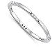 Thin Stackable Clear CZ Thumb Ring New .925 Sterling Silver Band Sizes 4-10