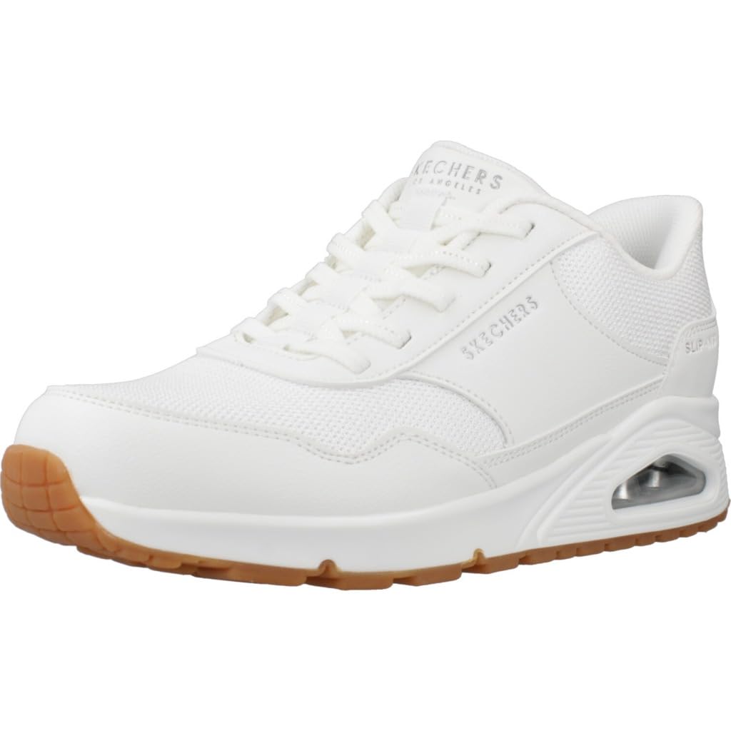 Skechers Women's White Slip-Ins Uno - Banksia 177117  - Size 6