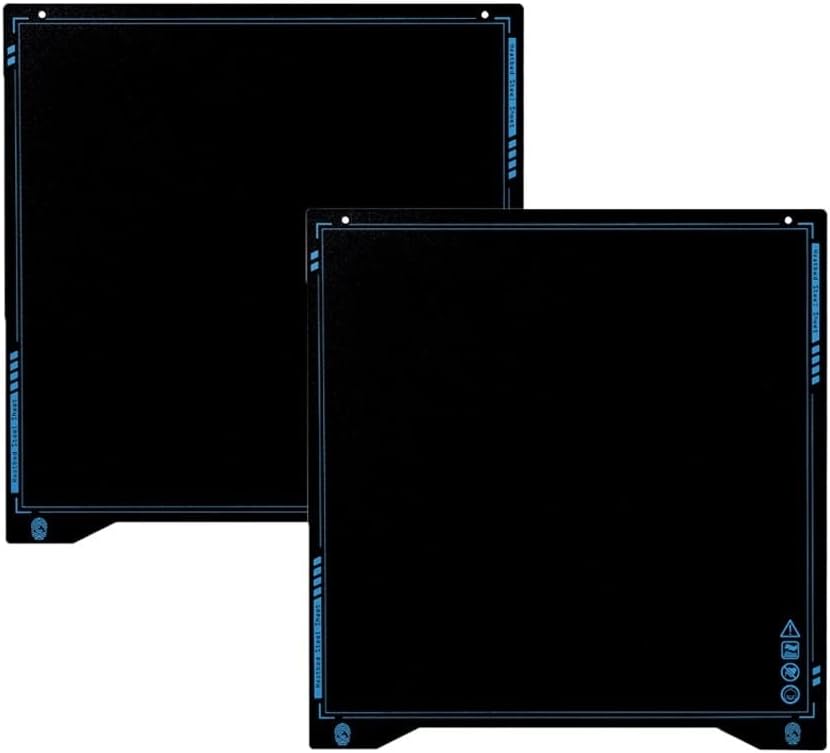 review NPEROUT Steel Sheet Heatbed Platform 310 * 310 235 * 235 Steel Plate PEI for Ender3 I3 mega 3D Printer Parts (Color : SSS and Magnetic, Size : 310x310mm)