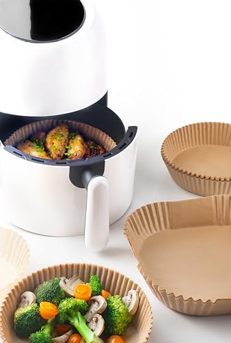 IBILI Bac à papier carré pour friteuse à air 20 cm Paquet de 50 unités Imperméable et absorbant Fabriqué en pâte de bois de qualité alimentaire - vue 7