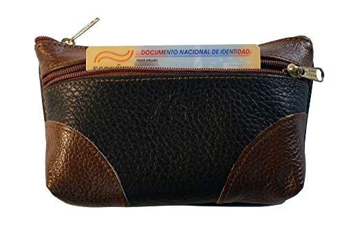 Monedero Piel 2 cremall. Gran Cabida Cover