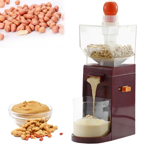 Electric Grain Grinder,Electric Peanut Butter Maker,Household Peanut Butter Mixer Maker,Almond Cereal Grain Grinder Mills Machine,Large Capacity,Versatile Use,for Corn,Nut,Kitchen