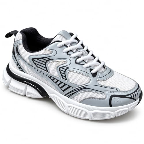 Image of Cruiser Men's Athletic Sneakers | Striped Side Panel Chunky Shoes | Multi Panel Layered Cushioned Midsole Sneaker | Flexible Walking & Everyday Comfort Sneakers | Everyday Fashion Sneakers (2656)