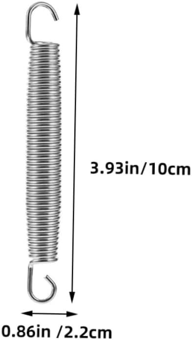 Abaodam Trampoline Springs Replacement Galvanized Steel Tension Springs for Trampoline Parts