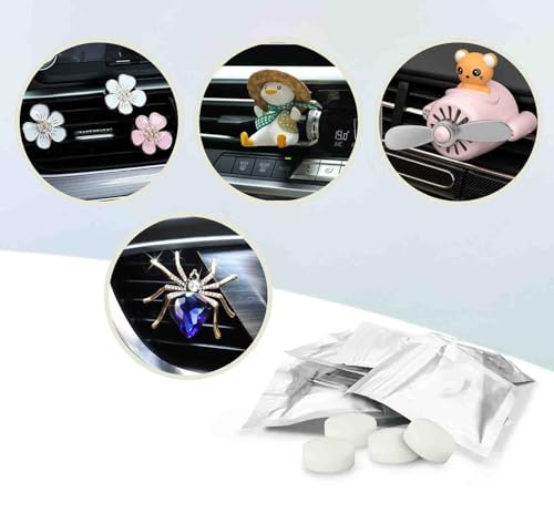 Image of 10PCS Car Air Vent Clip Freshener Refills Solid Fragrance Replacement Pads, Auto Scents Pads for Auto Air Freshener Vent Clips