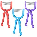 Ciieeo 3 Stück Tragbarer Federrasierer Gesichtshaarentferner Schmerzfreie Epilierer für Damen und Herren Effektives Haarentfernungswerkzeug für Stirn Wangen und Oberlippe