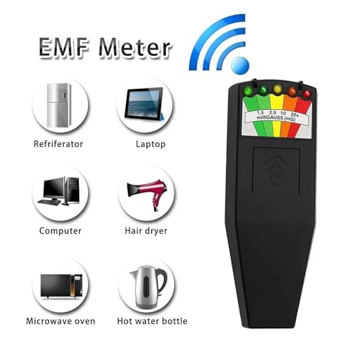 Detector de Radiación EMF Portátil con 5 LEDs miniatura 5