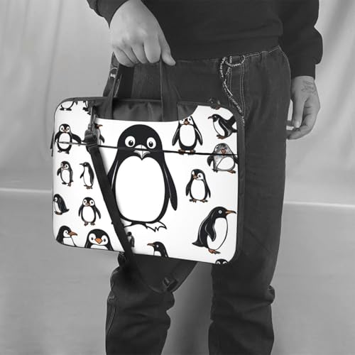Bolsa para laptop unisex con correa y estampado original 2