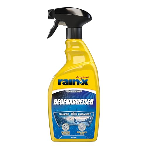 Rain-X Regenabweiser - Klare Sicht bei Regen & Schnee - Schmutzabweisend - Für Autoscheiben & Glas - 500 ml