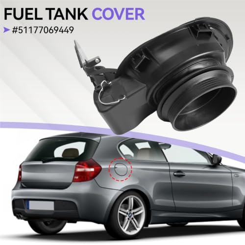 Trappe essence bloquée ? Changez le boîtier charnière clapet BMW E87 E81 code 51177069449 - 3