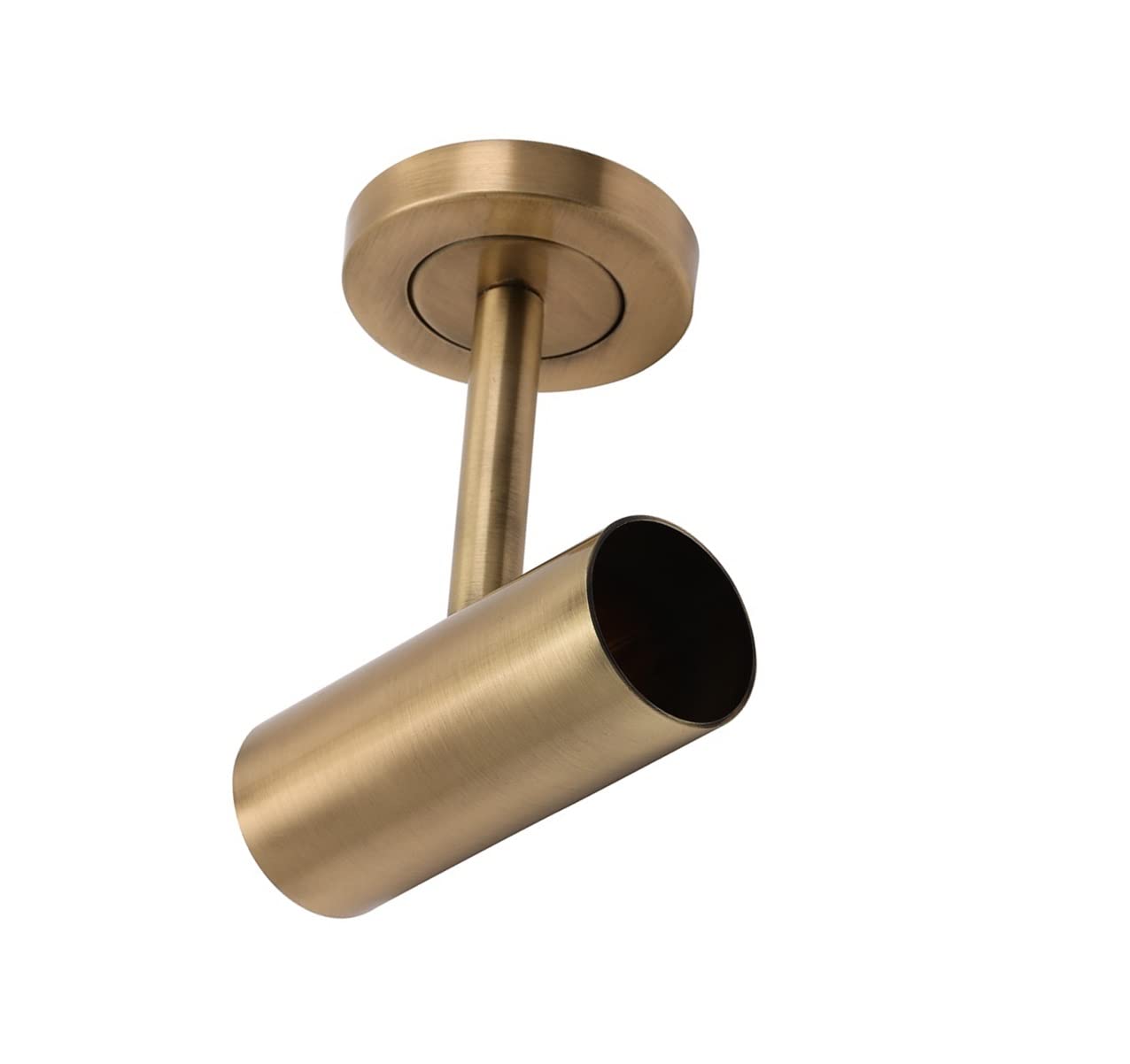 WSK Brass Antic Finish Curtain 1 Inch Rod Ceiling and Wall Support Curtain Pipe T- Bracket/ 180 Degree/T Bend/T Connect S103(A)-001