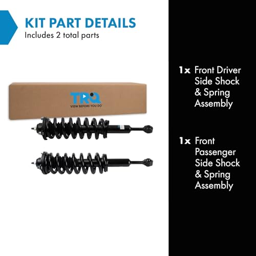 Image of TRQ Front Strut & Coil Spring Assembly Set Driver & Passenger Sides | For 16-23 Toyota Tacoma