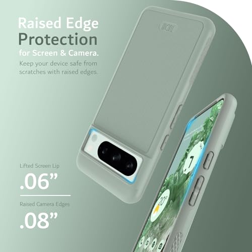 Image of TUDIA MergeGrip Magsafe Compatible for Google Pixel 8 Pro Case - Green Lily