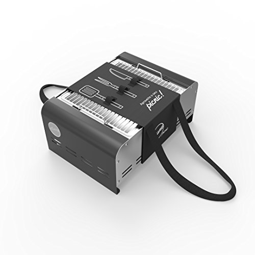 Churrasqueira Stang Picnic a Carvão com Cinta Anodilar Preto