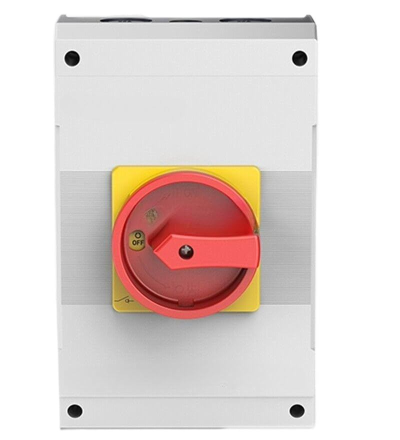 1-Piece new MXP5-3P63A IP65 knob outdoor load disconnect switch 160 * 240 * 122mm -