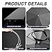 MOUNTTU 2PCS Umbrella Hat Folding Comfortable Anti-UV Waterproof Portable Hands Free Umbrella for Outdoor Fishing Hat for Kids Hands Free Hats Head