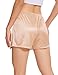 GYS Slip Shorts Culotte for Women Underwear Soft and Smooth Anti Chafing Pettipants, Nude, Small