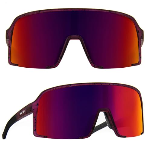 Image of MAXJULI Polarized Sunglasses for Men Women, Windproof Outdoor Sports Cycling Running UV400 Protection Sun Glasses 8121