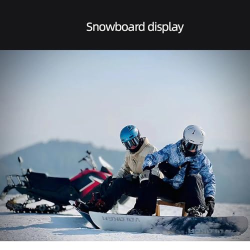 HEADBOARD Snowboard for Adults Men Women – Freestyle & All-Mountain Snow Board, Durable Wood Core with Steel Edges, Beginner To Advanced Ski Equipment,C,160CM - Image 7