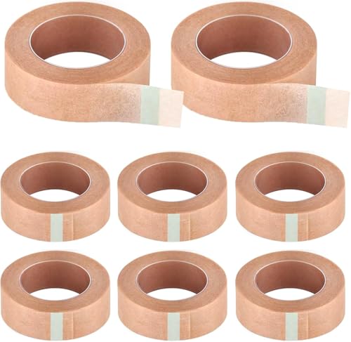 Only Romee 8 Rolls Nose Tape for Rhinoplasty Shaping 0.5 Inch x 10 Yards Micropore Medical Tape for Rhinoplasty Recovery Sensitive Skin Wound Care & Surgical Tape Bandaging Breathable