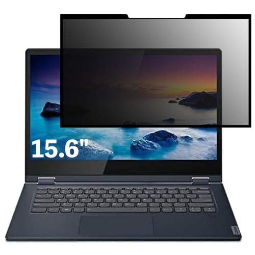 Lenovo IdeaPad C340 15.6インチ 16:9 対応 粘着 着脱式 覗き見防止フィルム プライバシーフィルター ブルーライトカット 反射防止 パソコン PC モニター 液晶保護 保護シート