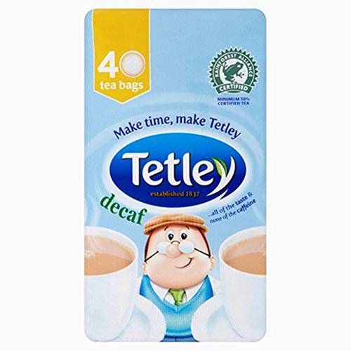 Tetley Original Descafeinado Té - 40 bolsitas Cover