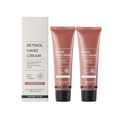 Retinol Handcreme, Feuchtigkeitsspendend und Anti-Aging, Leichtigkeit, Nahrhafte Hand, Schützt Nägel und Nagelhaut (2)