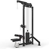 XMark LAT Pulldown and Low Row Single Stack Functional Trainer for Commercial Gyms or Home