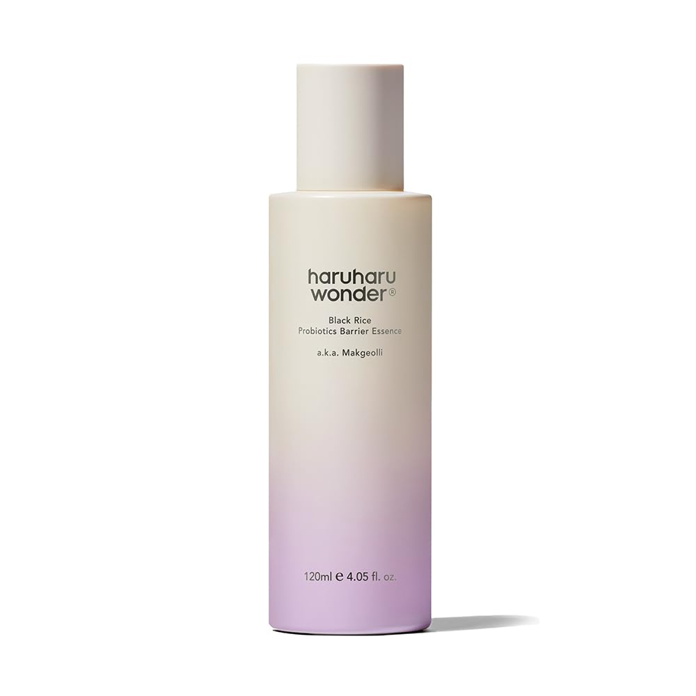 Haruharu wonder Black Rice Probiotics Essence 120ml 4.05 fl oz. | Essence Toner to Strengthen Skin with Ceramides, Soothing, Moisturizing