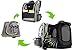 Pecute Pet Carrier Backpack, Cat Backpack Carrier, Expandable with Breathable Mesh for Small Dogs Cats Puppies, Dog Backpack Carrier for Hiking Travel Camping Outdoor, Hold Pets Up to 18 Lbs