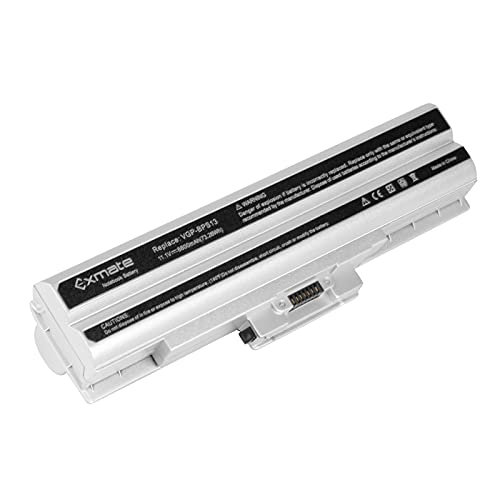 Exmate 11.1V 6600mAh 9 celda Bateria VGP BPS13 VGP BPS13/S VGP BPS13/B VGP BPS13/Q VGP BPL13 VGP BPS21 VGP BPS21A VGP BPS21B para Sony VAIO VGN FW SR AW BZ CS NS NW SR Serie