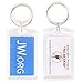 TONOS JW.org No Blood Keychains – 10 Pack Double-Sided Rectangle Key Chain Accessories for Jehovah’s Witnesses. Jw.org No Blood Double Sided Key Chain Jehovah's Witnesses Accessory