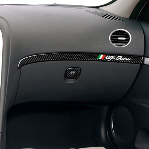 Insert carbone Alfa Romeo 159 pour masquer rayures tableau de bord