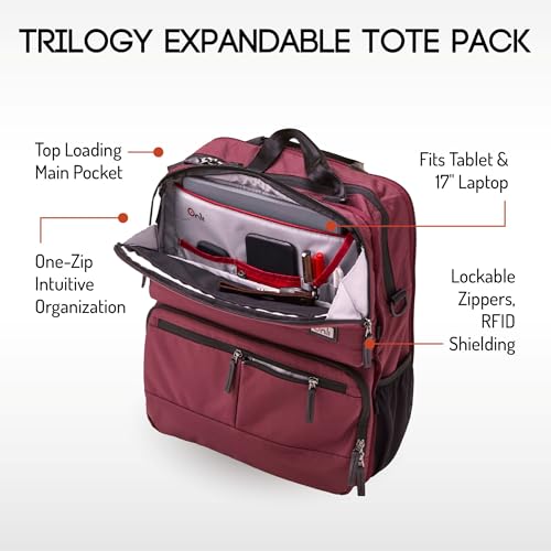 Trilogy Expandable Tote Pack (Zinfandel)2